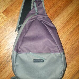 Sherpani Espirit Sling Backpack - Plum and Charcoal
